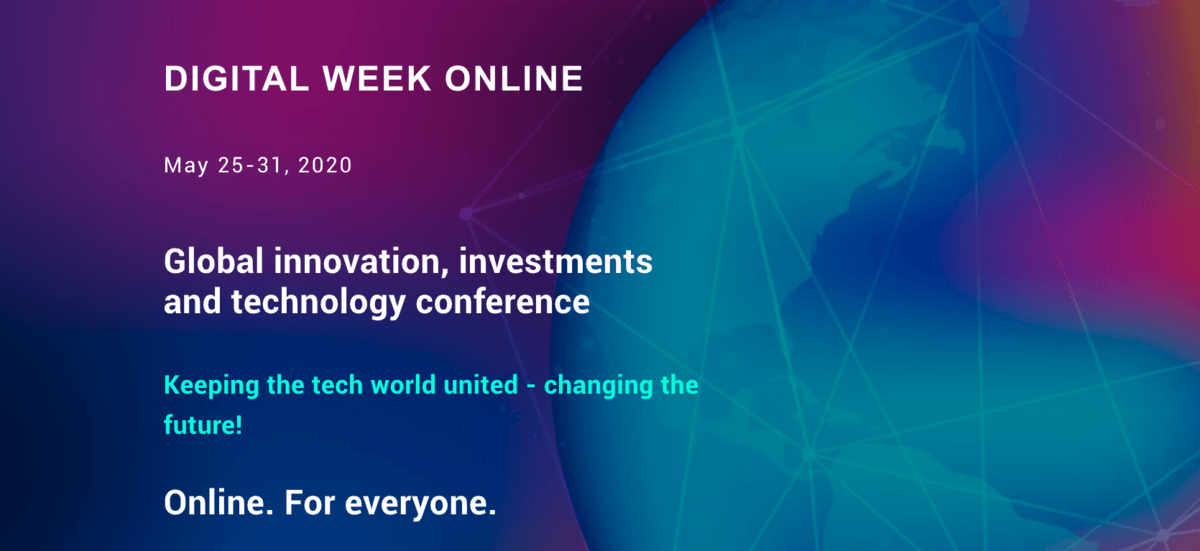 Digital Week Online – a Global Event Connecting the Innovation World