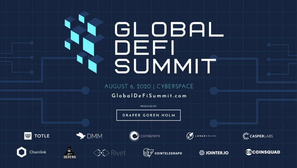 Projects and Investors to Gather Online for Global DeFi Summit August 6th
