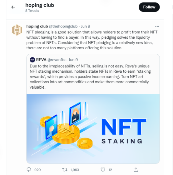 Hoping Club announces that it will cooperate with Metaverse for NFT trading platform development