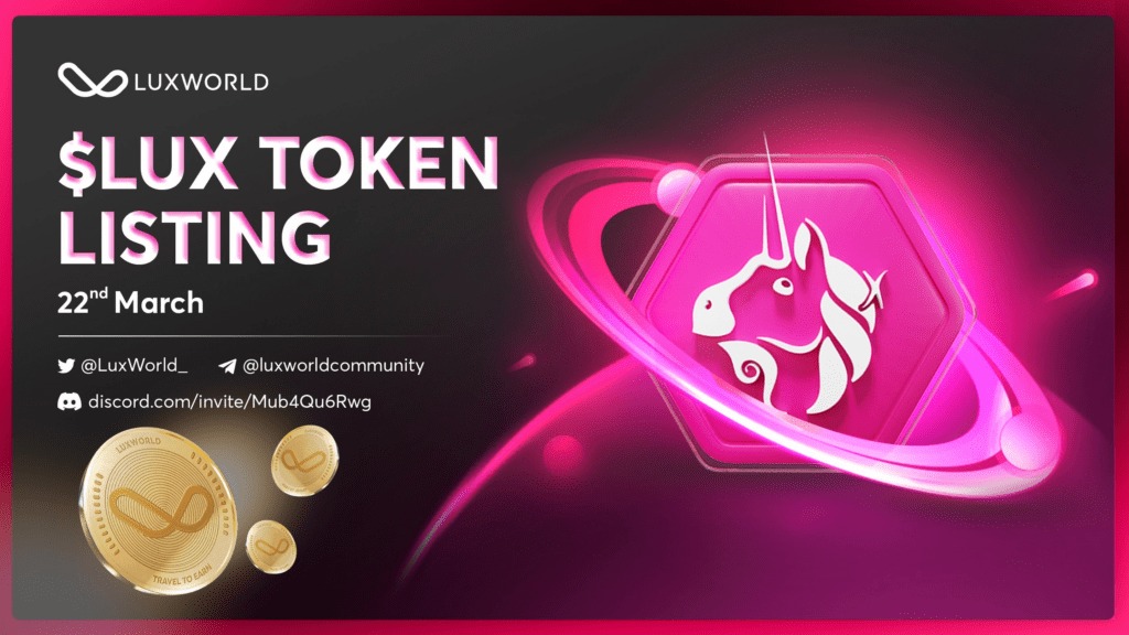 Get Ready For LuxWorld's $LUX Token listing On Uniswap - Earn Massive Rewards Today!