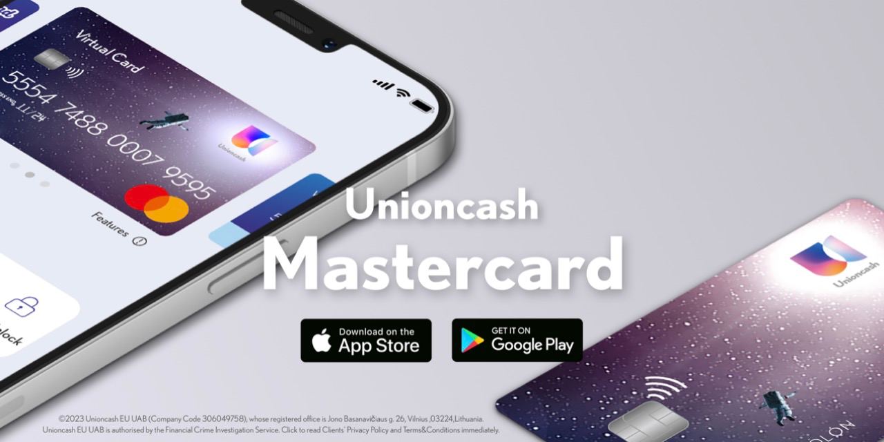 Unioncash has announced Mastercard Crypto payment card 