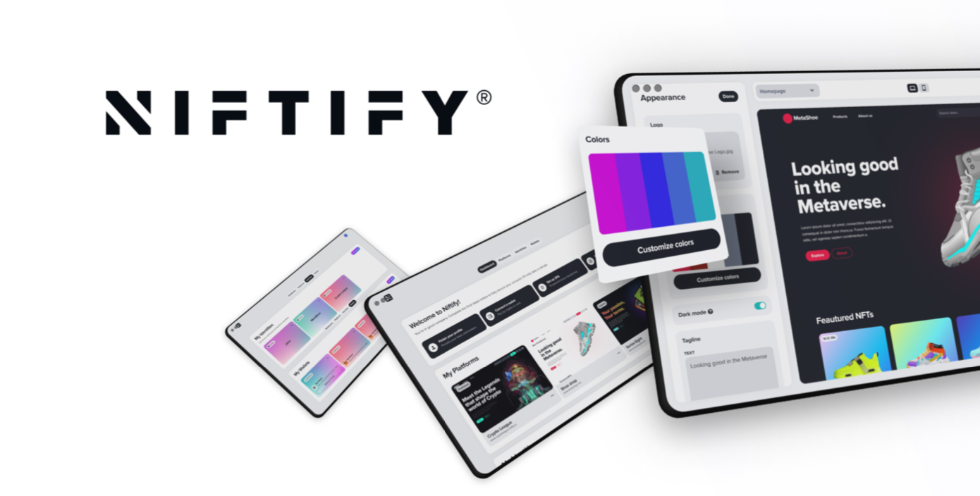 With $7.86M raised, Niftify® Releases Groundbreaking No-Code NFT Store and Marketplace Platform Builder