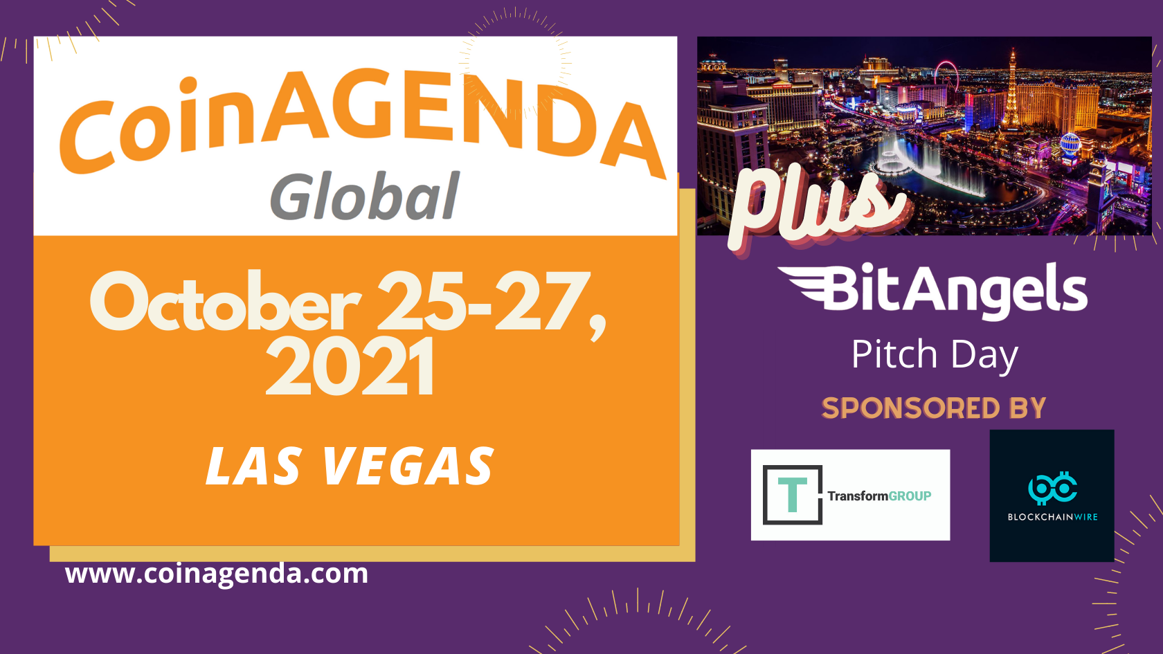 CoinAgenda Global Gathers Blockchain Leaders for Oct 25-27 Las Vegas Event