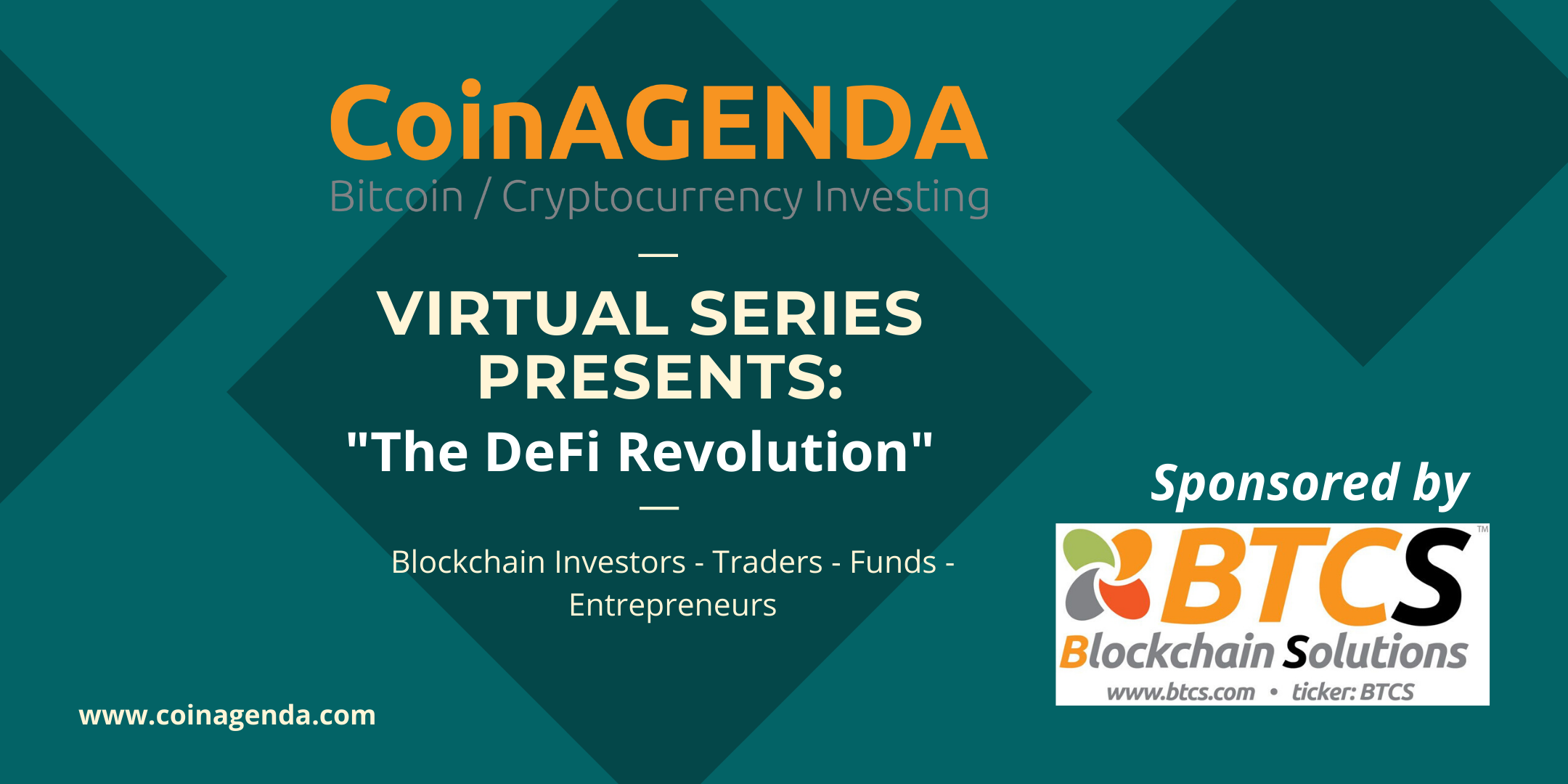 CoinAgenda Virtual Event “The DeFi Revolution” to Feature Fireside Chat with DeFi Expert Shawn Owen, Founder & CEO of Equa