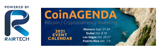 RAIR TECH Debuts its First Secure NFT for Blockchain Investor Conference CoinAgenda Global
