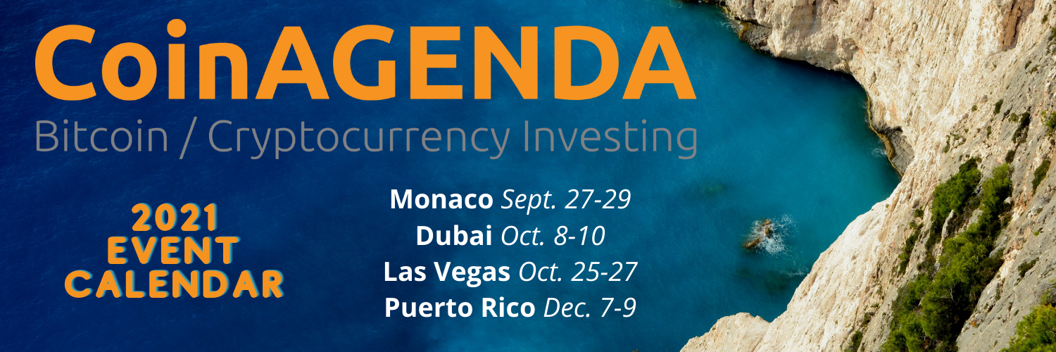 CoinAgenda Europe Announces First Speakers for Crypto and Blockchain Investing Conference September 27-29