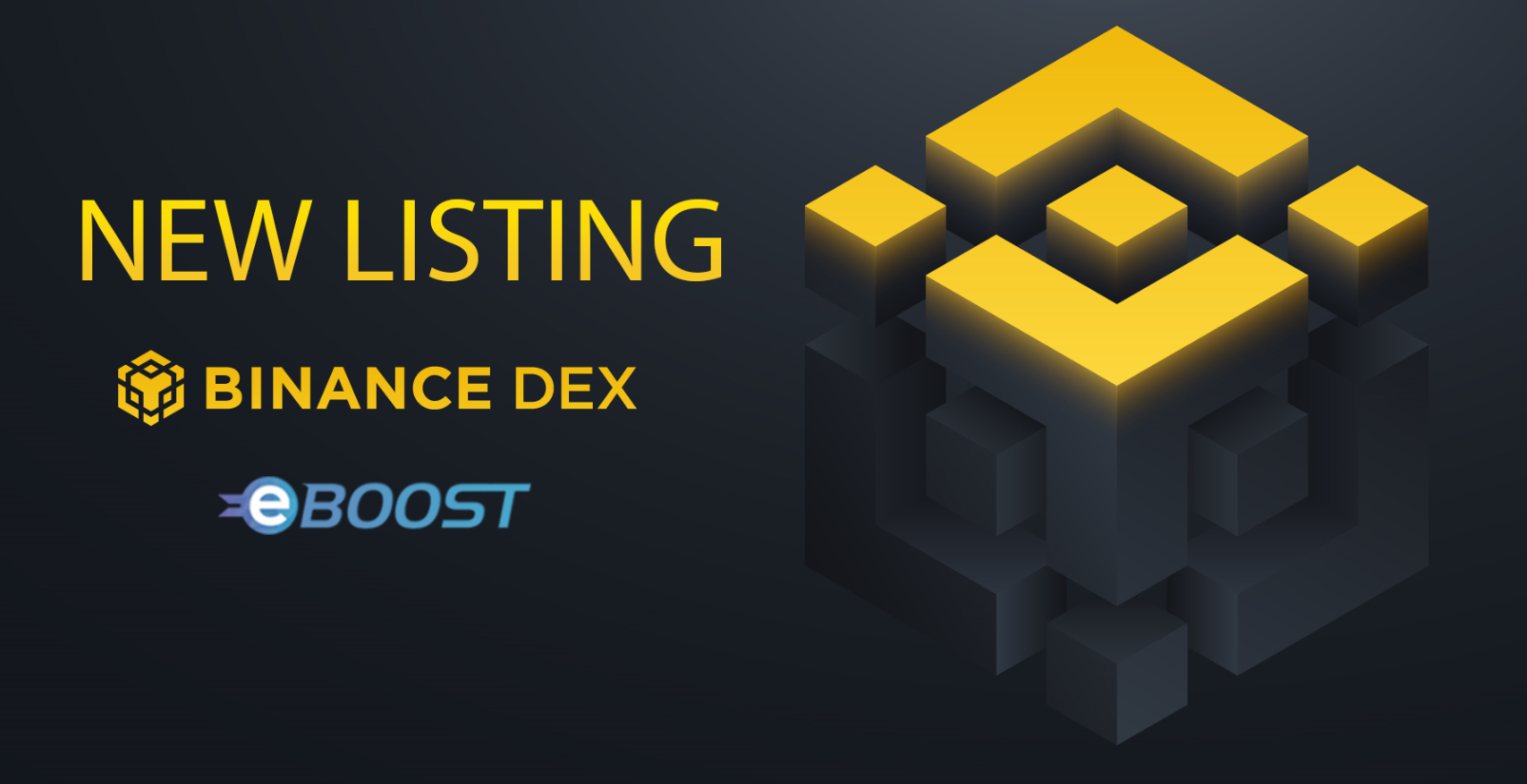 eSports Token eBoost to be Listed on Binance DEX